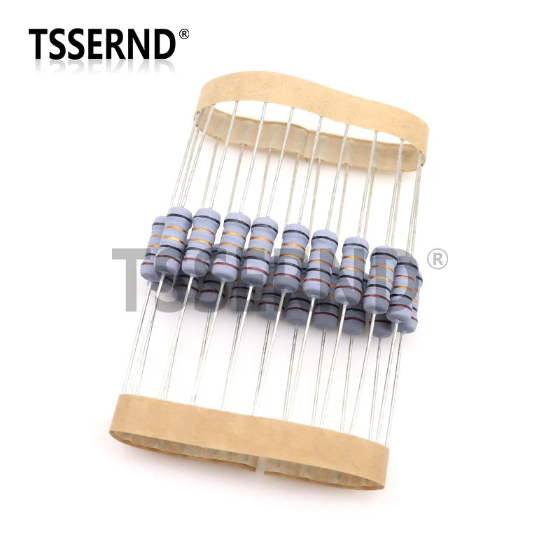 20pcs 1W 5% Wire Wound Resistor Fuse Winding Resistance 0.1R 0.33R 1R 2.2R 3R 4.7R 5.1R 6.8R 10R 22R 68R 100R 200R 510R 0.1 Ohm