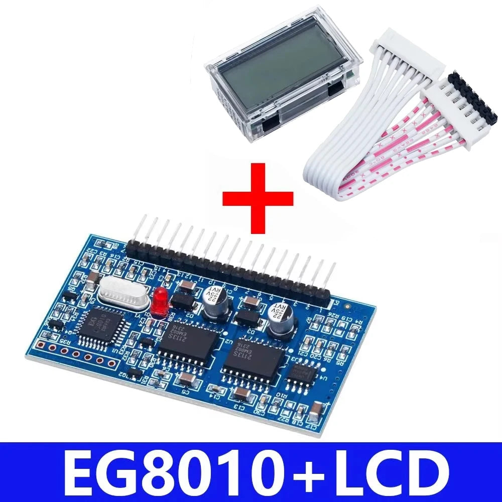 5V DC-AC Pure Sine Wave Inverter SPWM Driver Board EGS002 12Mhz Crystal Oscillator EG8010 + IR2113 Driving Module LCD