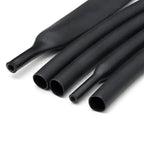 4:1 Double Wall Adhesive Heat Shrink Tubing Black Polyolefin Glue Lined Tube Waterproof Wire Cable Protective Sleeve Dia 4-52mm