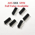 20PCS Resistor Network A05-101/102/103/472/331/203/151/473/222/223/511/512/471/221/333/G/J/R/Ohm 1k 10K 4.7K 330R 150R 100R 5PIN