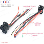 EV Connectors 2+1+5 25A Male Female Connector Electric Bike Charger Cot Battery Charger Plug Socket