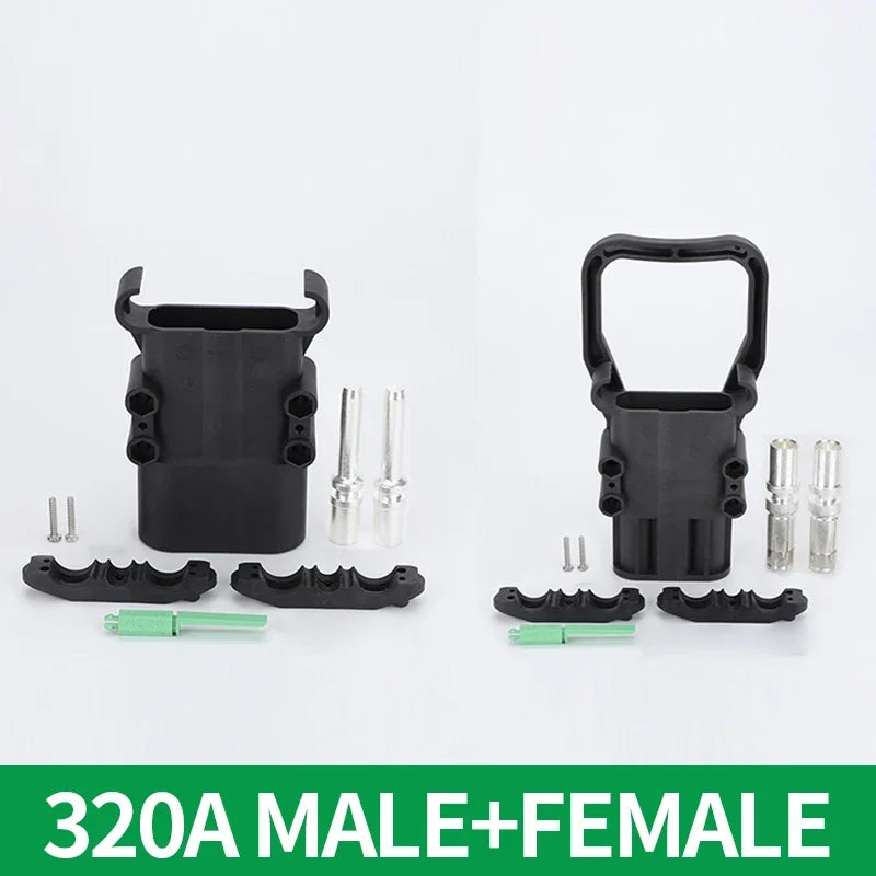 1/5/20Sets REMA Type Forklift Male And Female Plug 80a160a320a High Current Battery Battery Charging Connector