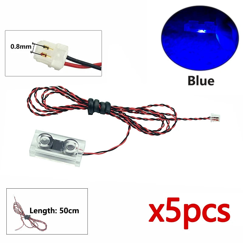 DIY 0.8mm Pin 1x1 1x2 1x4 Length 50cm SMD LED 2835  Remote Control Building Block Flash Lamp City Street Light Bricks