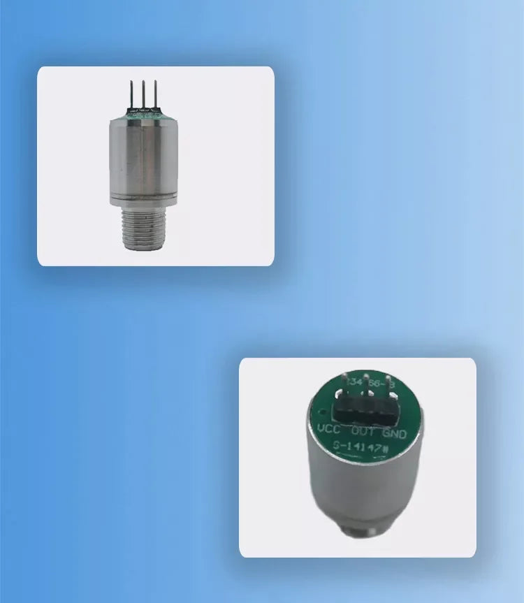 Mini Pressure Transmitter Built-in Devices IoT Industry SS304 NPT1/8 1% 5-12V 0.5-4.5V,3.3V for I2C 0.4-2.4V 1.2Mpa Small Sensor