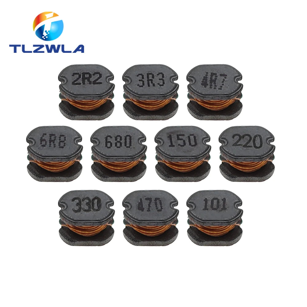 1000PCS CD32 Power inductor 2.2/3.3/4.7/6.8/10/15/22/47/100UH SMD inductance Copper Core