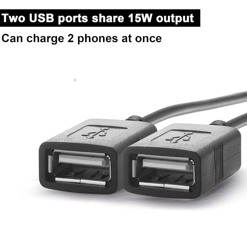 12V/24V to 5V 3A Power Adapter Converter DC-DC Step Down Module USB-A Female/Type C/dual USB/open Wire Connector Waterproof CE