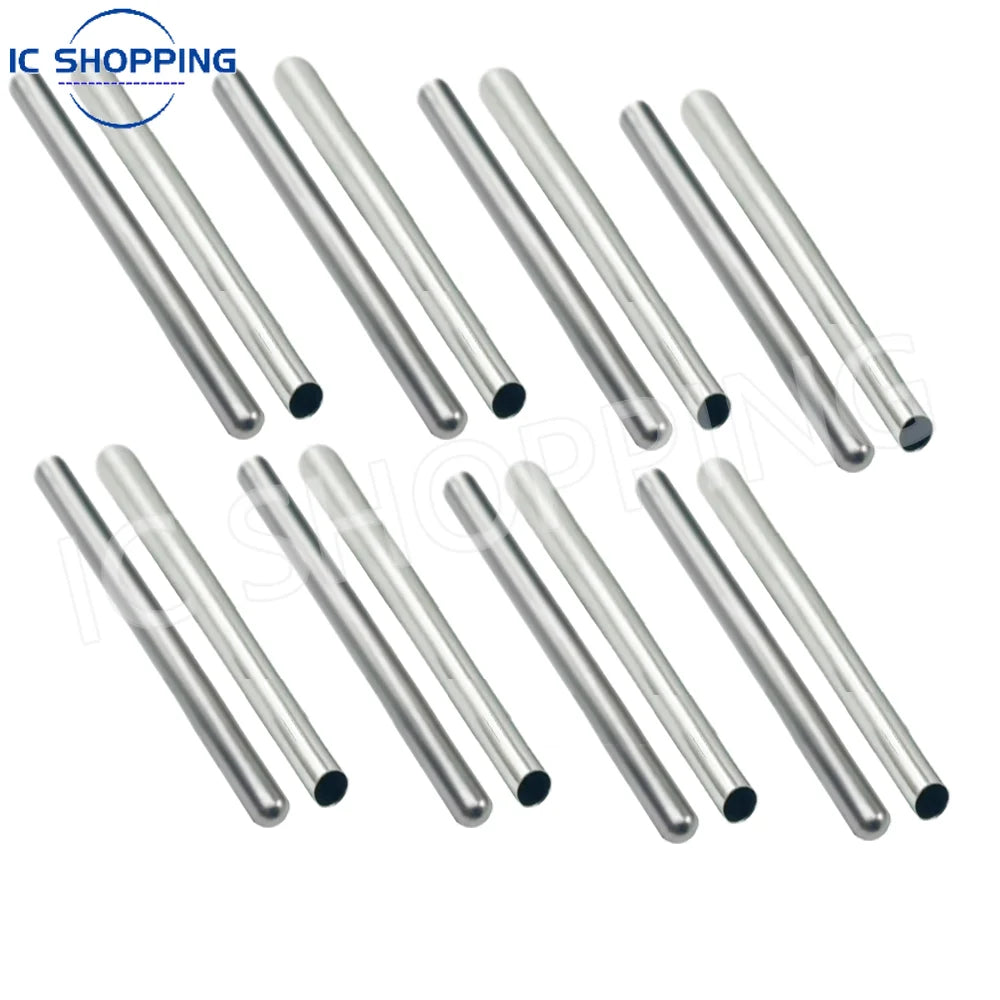 100pcs Temperature Sensor PT100 DS18B20 Stainless Steel Sleeve Blind Protection Sleeve 6*120mm 6x120MM 10*120mm 10x120mm