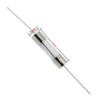 20Pcs 3.6*10 3*10 4*11 Glass fuse Fast/Slow blow 250V 0.5A 1A 2A 3A 3.15A 4A 5A 6.3A 10A 15A with legs F/T type 3.6x10 3x10 4x11