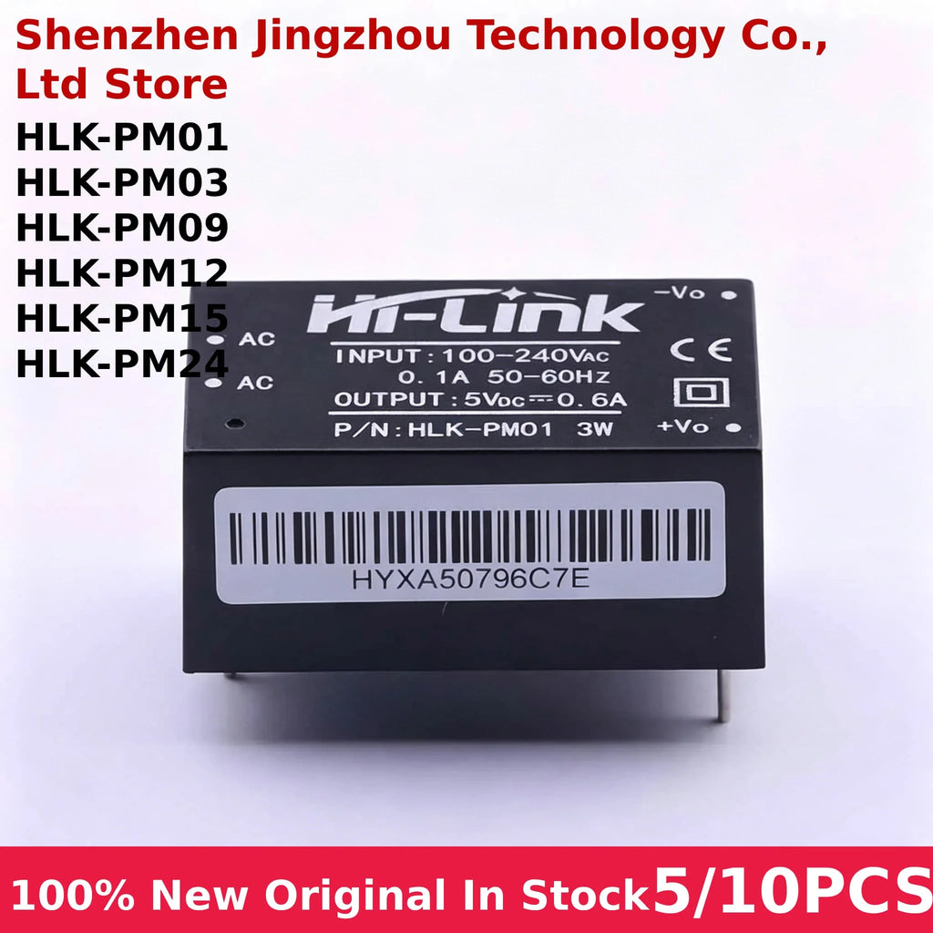In Stock Wholesale 5/10pcs 100% New HLK-PM01 HLK-PM03 HLK-PM09 HLK-PM12 HLK-PM15 HLK-PM24 HLK PM01 PM03 PM09 PM12 PM15 PM24