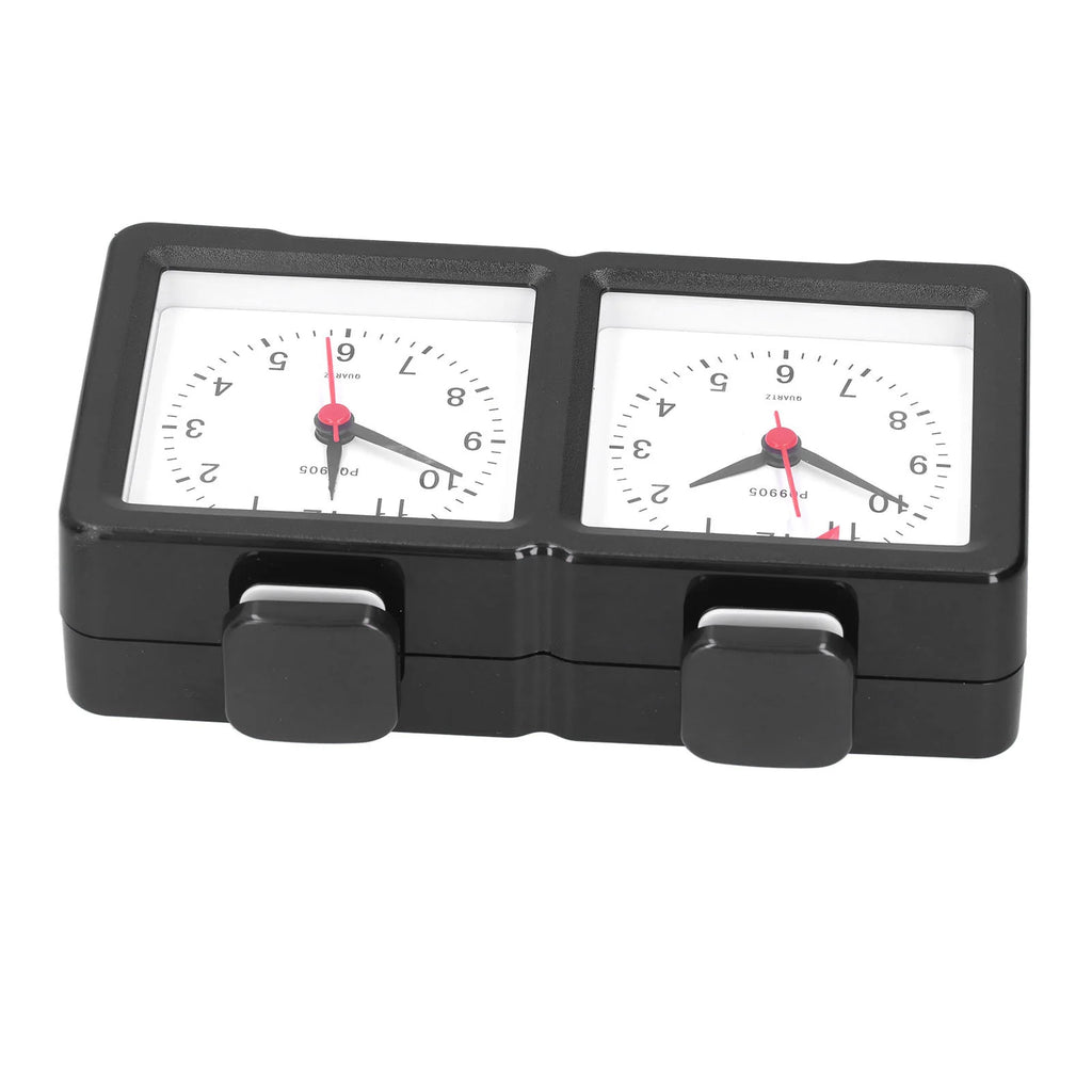Multifunction Chess Analog Clock Count Up Count Down Timer Mute for Board Game Competition