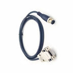 M12 to DB9 Female Serial RS232 Adapter Cable,5-Pin Male Device Port to 9-Pin COM Port Cable for Industrial PLC,CNC,Router,Sensor
