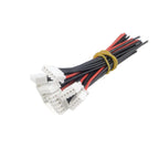 5Pcs JST-XH Balance Charger Cable 1S 2S 3S 4S 5S 6S 7S 8S 22AWG Silicone Wire 10cm Female Plug Extension Cord RC Lipo IMAX B6