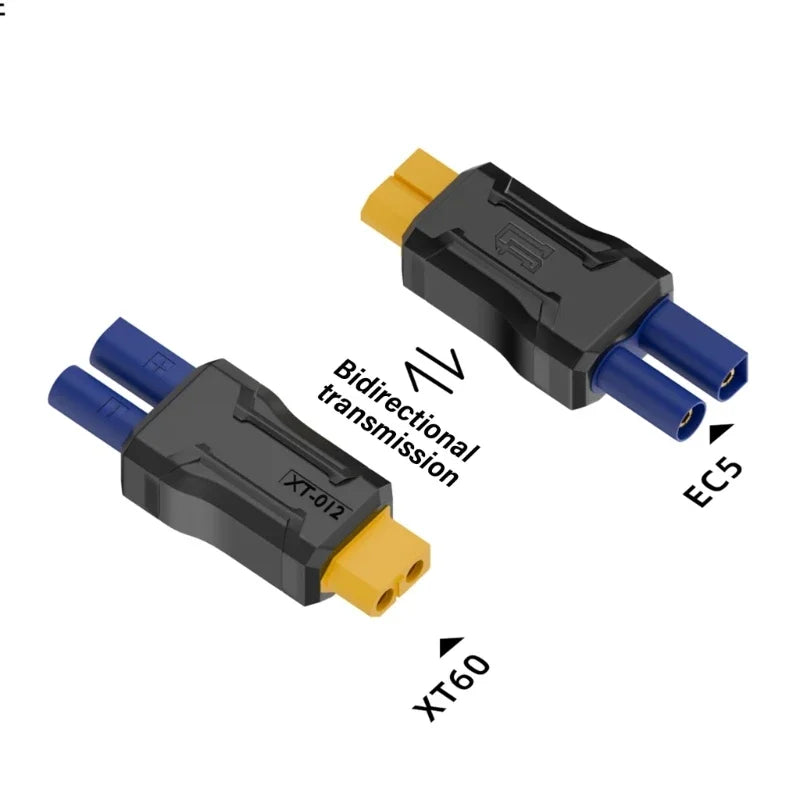 XT60 Male Female to EC5 Female Plug Type-c DC Male Female No Wire Connector Plug Adapter 55*25 5521 7406 7909 to XT60 Connector