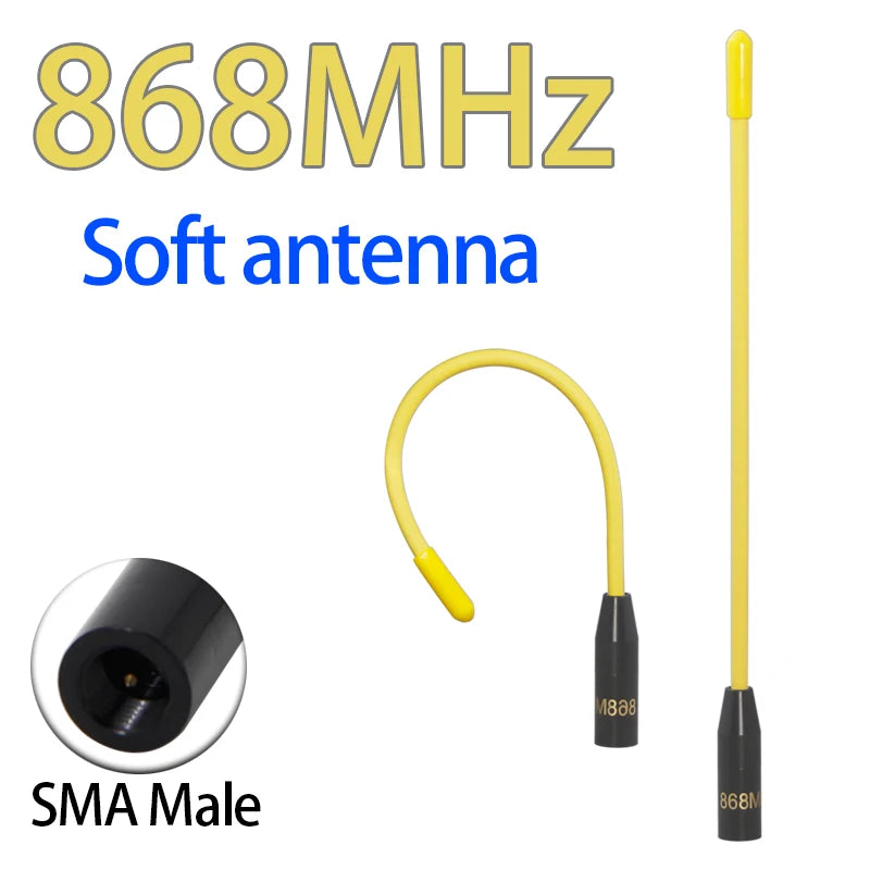 LoRa 868MHz Meshtastic Antenna 863-870MHz 869MHz SMA Connector for ESP32 Board Lora32u4 II Internet WiFi Antena Low VSWR