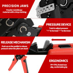 Wire Crimping Plier for JST PH 2.0mm,XH 2.5mm,VH 3.96mm,JWPS 4.0mm&Dupont Open Barrel Terminals Crimper SN-68B Crimping Tool