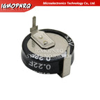 5.5V Super capacitor 0.1F 0.22F 0.33F 0.47F 1F 1.5F 4.0F H-type Button Farad capacitor