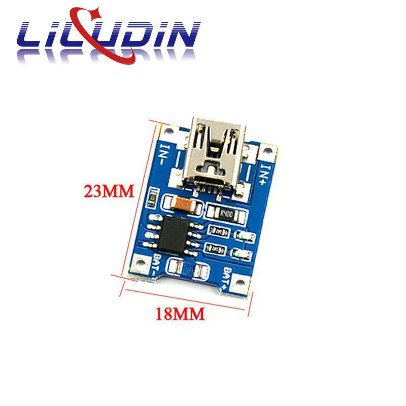 5PCS 5V 1A Micro USB 18650 Type-C Lithium Battery Charging Board Charger Module+Protection Dual Functions TP4056 18650 MINI USB