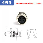 M8 waterproof connector - 3P4P male female M8 waterproof aviation plug socket sensor cable connector
