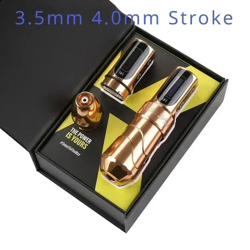 For FK Iron Flux Max New Style Popular Professional Wireless Rotary Tatoo Machine Pen 3.5mm,4.0mm,Stroke Art Home