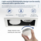 1-10pcs Hight Lumen GX53 LED Bulb 5W-15W 220V Disc Frosted Puck Warm Light 3000K,Reflector, 60W Equivalent,  Retrofit The GX53