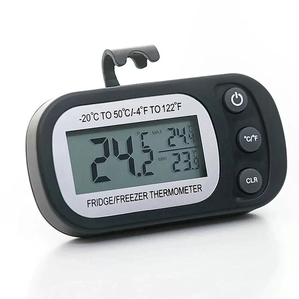 LCD Display Magnetic Refrigeration Refrigerator Hanging Freezer Thermometer Kitchen Tool Fridge Temperature Meter