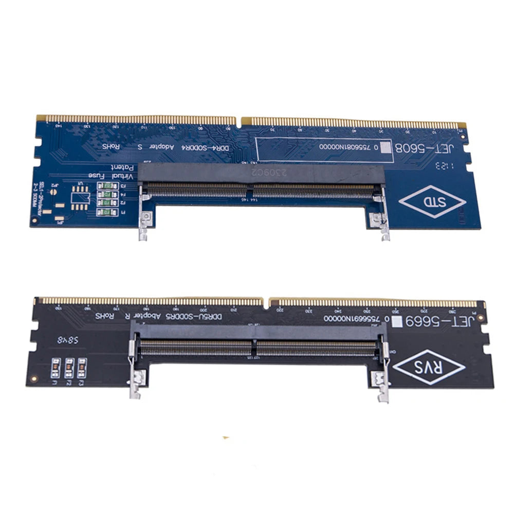DDR3 DDR4 DDR5 Laptop to Desktop Memory Adapter Card Memory RAM Connector Adapter DIMM Card SO-DIMM To PC Computer Converters