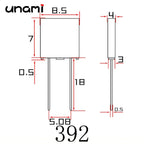 10Pcs 392 Square/382 Round Fuse Slow Blow T500mA 0.5A 1A 1.25A 1.6A 2A 2.5A 3.15A 4A 5A 6.3A 8A LCD TV Power Board