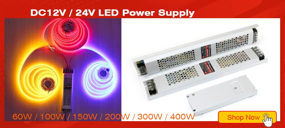 12V 24V LED Strip 2835 120LEDs/m Home Lamp Strip Pink Red Ice Blue Green Golden Yellow Orange Flexible Waterproof Soft Lamp Bar
