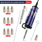 LUXIANZI 40W Desoldering Machine 2IN1 Electric Soldering Iron Suction Tin Sucker Vacuum Gun Hand Welding Tool Desoldering Pump