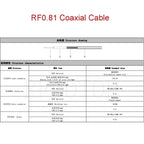 10Pcs/lot SMA to MHF4 RF0.81 Cable RP-SMA/SMA Male to IPX-4 MHF4 Female Connector WIFI Antenna Pigtail Jumper Extension RF Cable