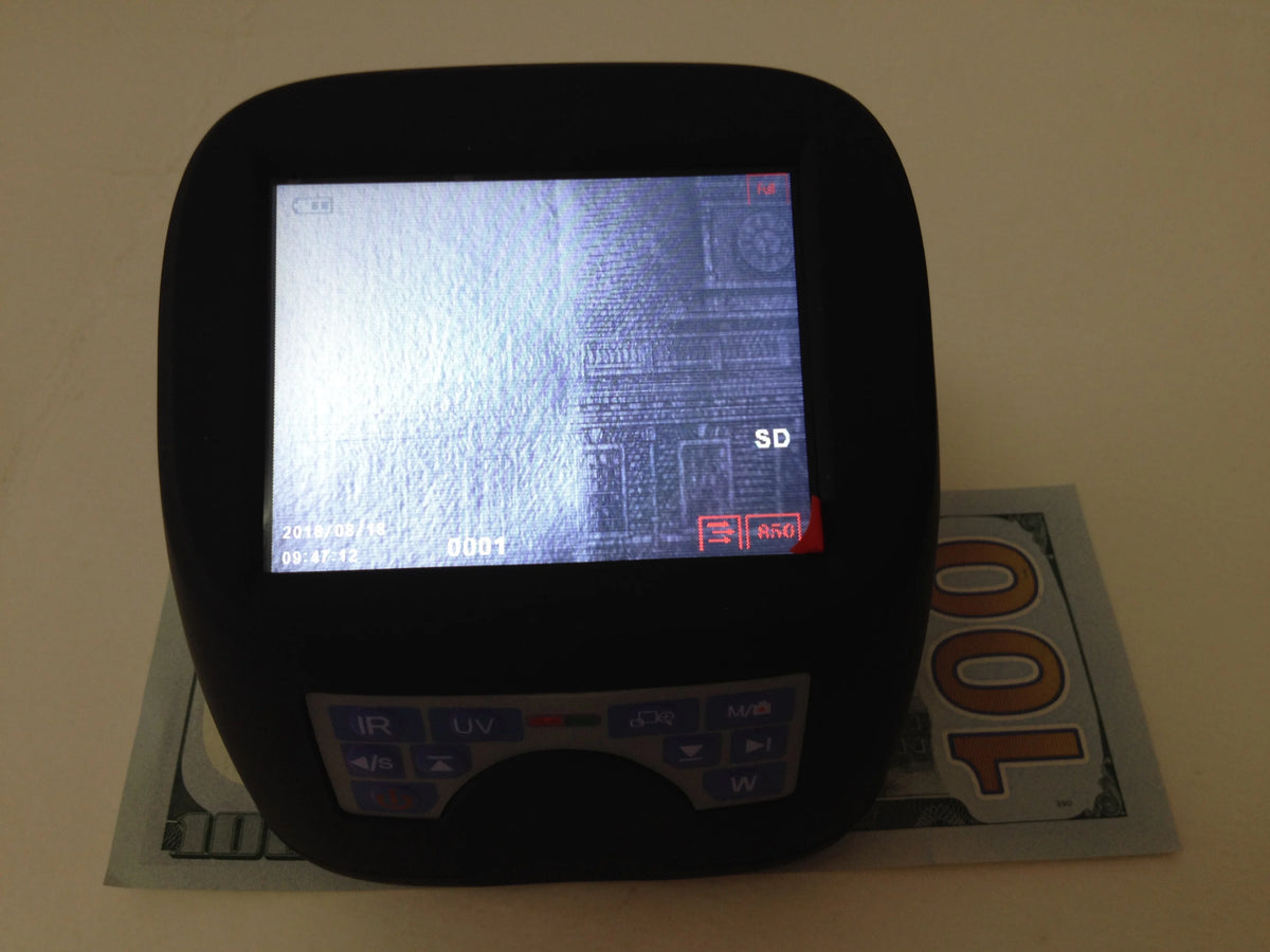 HS3B Document Detector 60 X IR(850nm 940nm)  UVA(365nm) UVC(254nm)  White  Blue(470nm)  Laser(ATK)