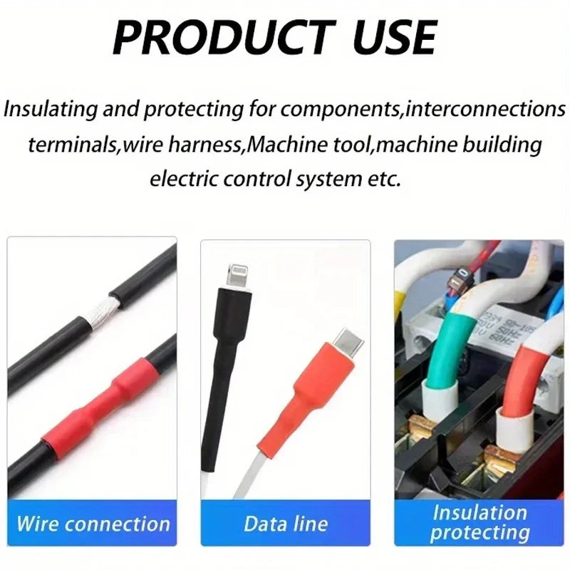 3M 3:1 Heat Shrink Tube With Double Wall Glue Tube Diameter 1.6/2.4/3.2/4.8/6.4/7.9/9.5/12.7/15.4/19.1/25.4/30/39/50mm