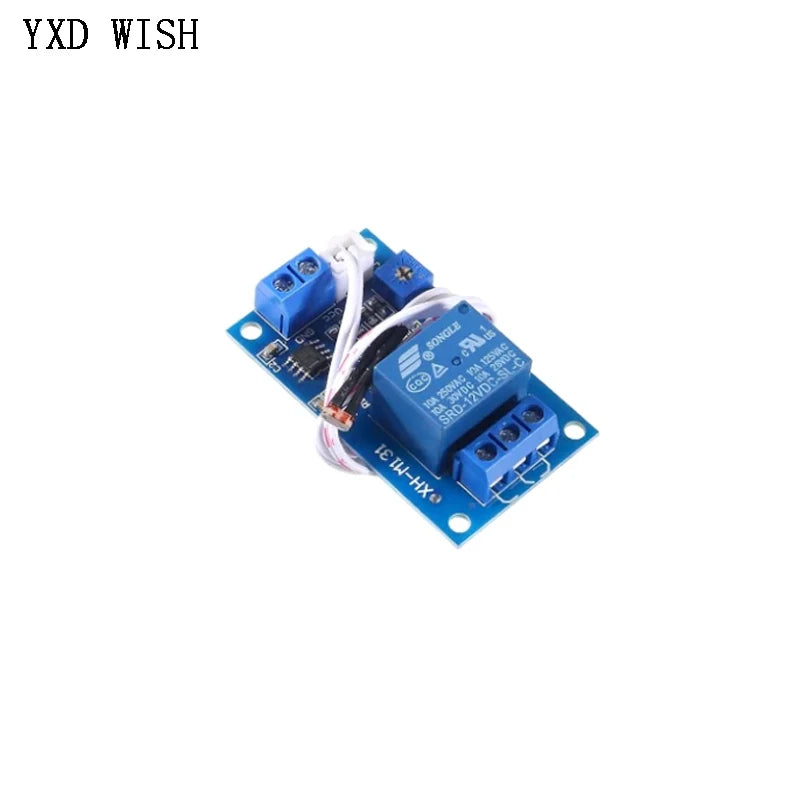 5pcs XH-M131 Light Control Switch Photoresistor Relay Module DC 5V/12V/24V Detection Sensor Brightness Automatic Control Module