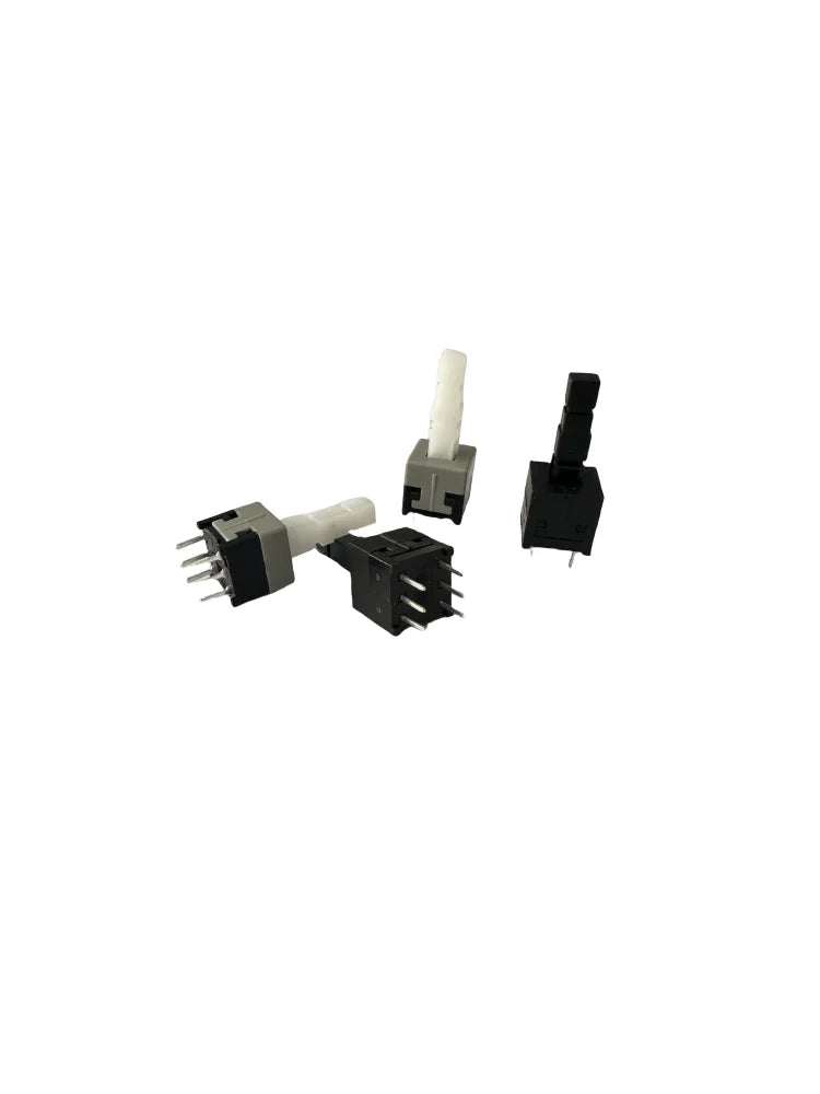 10pcs Free shopping 8.5*8.5 mm 6 Pin Mini Self-locking/Momentary Push Button Switch DIP DPDT Multimeter switch