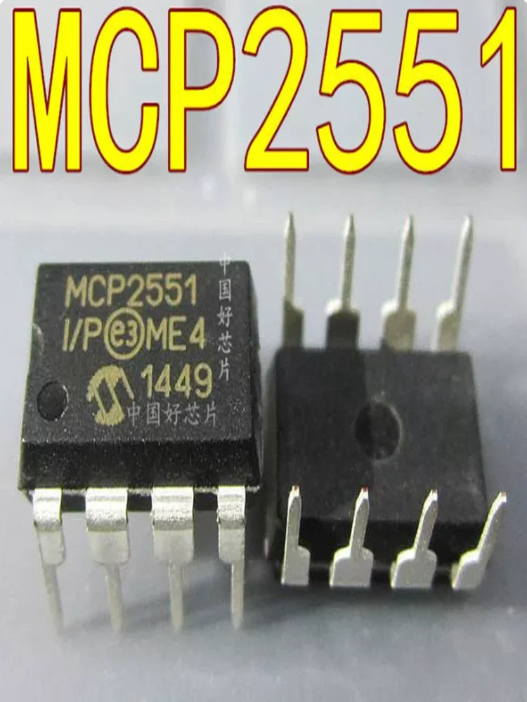 5PCS-20PCS MCP2551-I/P DIP8 MCP2551 CAN Transceiver Chip Suitable for manual welding and prototype development