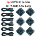 3pcs OV2735 USB Camera 100° No Distortion 30FPS for Autodarts.io Dart Scoring Raspberry Pi Mac Linux
