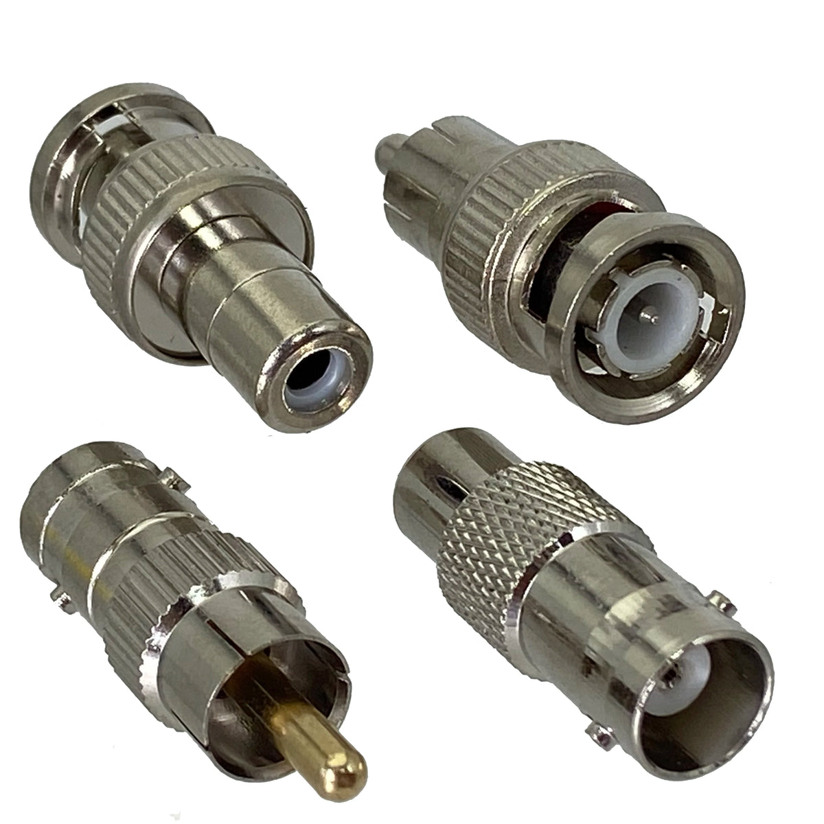 1pcs BNC to RCA TV Male Plug & Female Jack center RF adapter connector 50ohm Wire Terminals