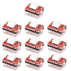 10pcs 3D Printer Parts A4988 DRV8825 Stepper Motor Driver with Heat Sink for SKR V1.3 1.4 GTR V1.0 RAMPS 1.4 1.6 MKS GEN Board