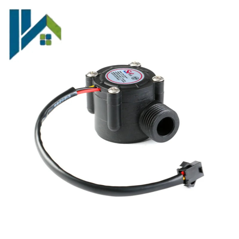 YF‑S201 Hall Effect Water Flow Sensor G1/2 1/2 Inch Thread Interface Water Flow Meter For Water Heater Vending Machine
