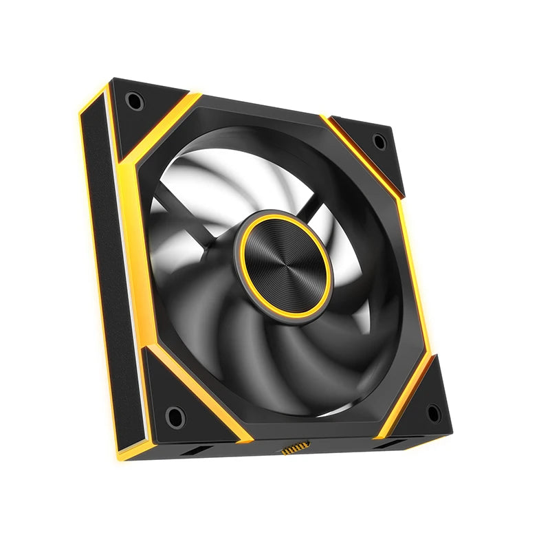 Star Brick P1 Jungle Leopard Interstellar SE Building Block Fan Triple ARGB 12cm Desktop Computer Wireless Splicing Fan
