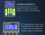Liitokala Lii-PD4 Lii-PD2 18650 Battery Charger for 1.2V 3.7V NiMH 26650 21700 18350 18500 14500 AA AAA LiFePO4 Batteries