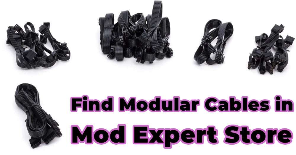 PCIe 8Pin 6+2/CPU 4+4/SATA/Molex/ATX 24Pin Power Cable for Antec HCG650, HCG750, HCG850 Gold HIGH CURRENT GAMER Modular Powers