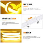 DC5V COB LED Strip With Switch 320Leds/m Flexible Neon Light USB Power Waterproof FOB LED Lights 3000K-6000K Ribbon Tape