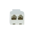 1pcs RJ45 Splitter Adapter 1 to 2 Dual Female Port CAT5/6 LAN Ethernet Socket Network Connection Splitter Adapter