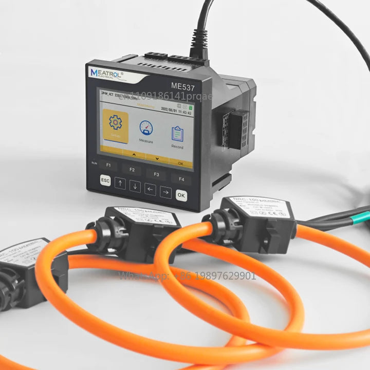 2026 NEW Power Meter Power Quality Analyzer ME537 Current Voltage Power Factor Measurement Rogowski Coil Energy Meter