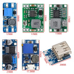DC-DC Voltage stabilized power supply Adjustable boost buck voltage regulator module MT3608 MP1584EN MINI360 LM2596SADJ MICRO360