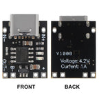 5/10PCS TP4057 1A Lithium Battery Charging Protection Board Module with Protection Type-C USB Charging Boards 3.7V 4.2V
