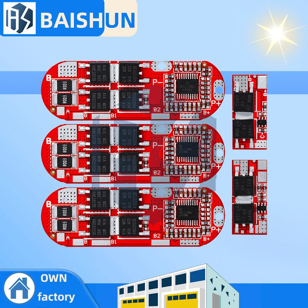 Bms 1s 2s 10a 3s 4s 5s 25a Bms 18650 Li-ion Lipo Lithium Battery Protection Circuit Board Module Pcb Pcm 18650 Lipo Bms Charger