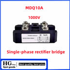100A MDQ100A-12V 24V 36V 48V 60V 220V 600V 800V  1000V 1200V 1600V MDQ100A single-phase rectifier bridge AC-DC module 100Amp 160