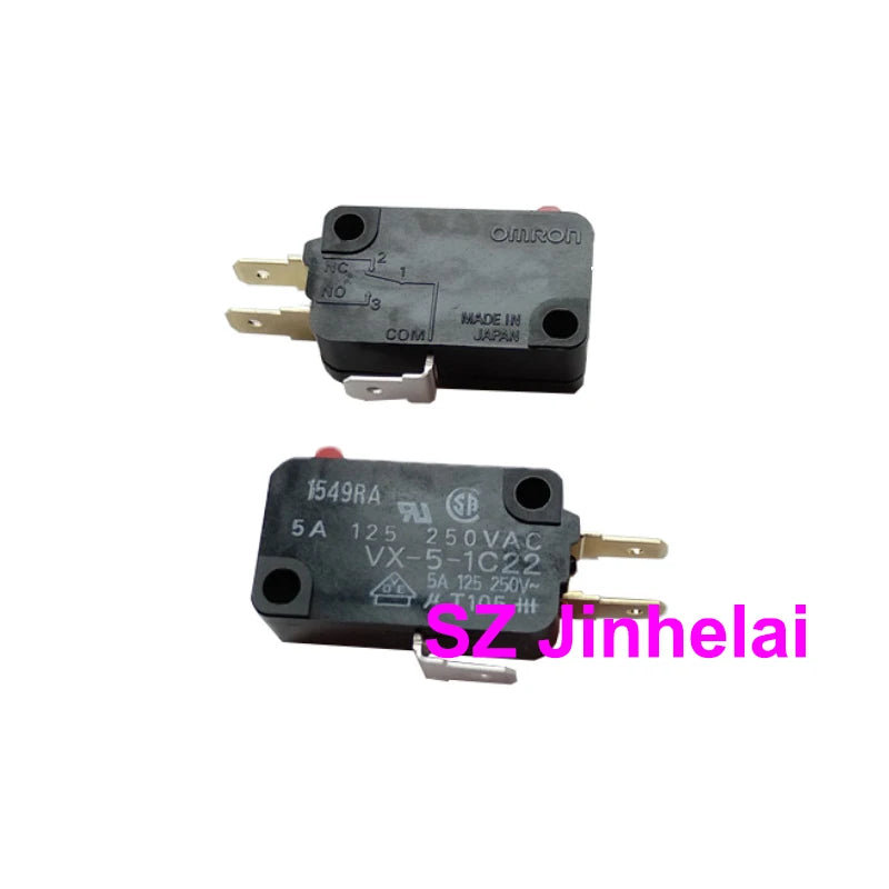 10pcs Authentic Original Omron Micro Switches VX-5-1A3 52 53 54 55 56 01 -1A3 -1A2 5-1C22 55-1C23 VX-012-1C23
